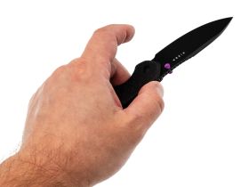 Складной нож Kizer Meteora, сталь Nitro-V, рукоять алюминий, черный