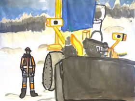 Рисуя Якутию: дети горняков соединили труд родителей и культуру Севера