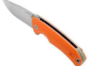 Складной нож SOG Tellus FLK Blaze, сталь CRYO 440C, рукоять GRN