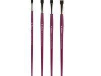 Кисть синтетика №8 овальная Альбатрос "Имитация щетины"