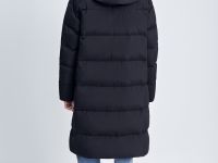 Пуховое пальто прямого кроя