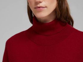 Вязаное платье с шерстью и кашемиром