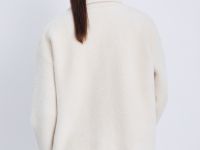 Жакет с высоким ворсом и нагрудными карманами