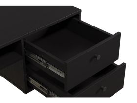 Письменный стол Крейн-2 120x50 Черный древесный