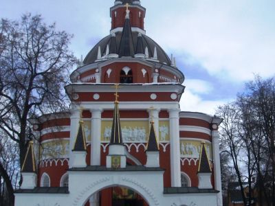 Церковь Никольская в бывшей усадьбе Никольское Царево