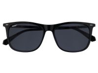 Очки солнцезащитные ZIPPO, унисекс, черные, оправа из поликарбоната, линзы серого цвета