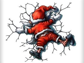 Комплект наклеек Krutoff «Новый год» (4 шт.)