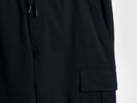 Джоггеры из твила с карго-карманами, Черный