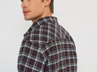 Рубашка в клетку, Фиолетовый