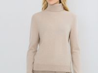 Водолазка из шерсти мериноса, Бежевый