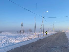 В Якутии на региональной автодороге «Нам» подключили 7,7 км наружного освещения