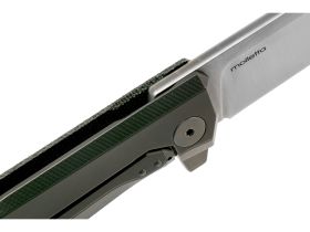 Складной нож LionSteel MT01 CVB, сталь M390, рукоять Black canvas micarta