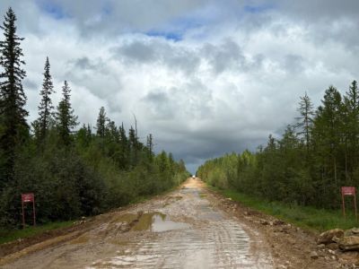 На автодороге «Мухтуя» действуют временные правила для большегрузов