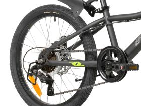 Детский велосипед Foxx Differ 20 Disc, год 2026, цвет Черный