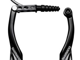 Тормоз для велосипеда Shimano Alivio BR-T4000 v-brake (серебристый задний)