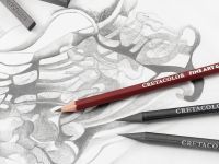 Набор художественный Cretacolor "SILVER BOX" в металлической коробке