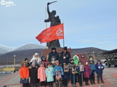 Знамя Победы побывало во всех селах Оймяконья
