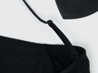 Базовый топ из полиамида, Черный