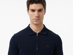 Мужское поло Lacoste узкого кроя