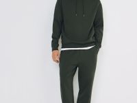 Худи из хлопка, Зеленый