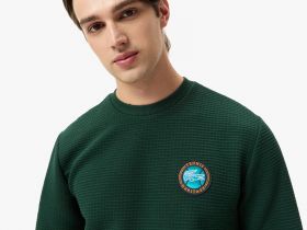 Мужской лонгслив Lacoste Tennis Heritage стандартного кроя