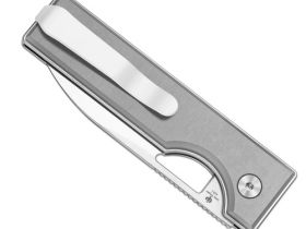 Складной нож Kizer Little Ringbo, сталь AEB-L, рукоять алюминий, серый