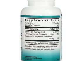 Nutricology, буферизированный витамин С с кальцием и магнием, 120 вегетарианских капсул