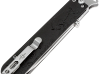 Складной нож Перемен Зубры, сталь 8Cr14MoV, рукоять FRN, черный