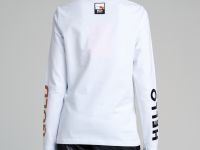 Фуфайка трикотажная для девочек (футболка с длинными рукавами)