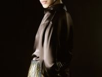 Сатиновая блузка, Коричневый