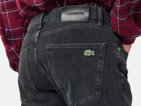 Мужские джинсы Lacoste приталенного кроя