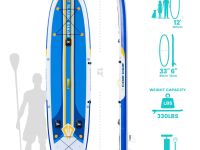 Надувная доска для SUP-бординга FUNWATER EPIC 12