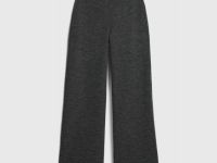 Прямые трикотажные брюки, Серый