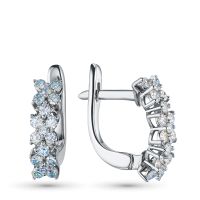 Серьги из белого золота э4712сг05180600