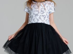 Платье трикотажное для девочек