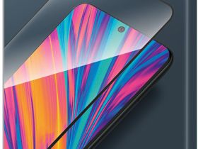 Защитное стекло BoraSCO для Apple iPhone 15 Pro с чёрной рамкой