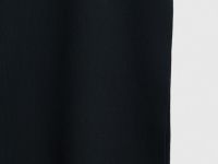 Вязаное платье в рубчик с горловиной-стойкой, Черный