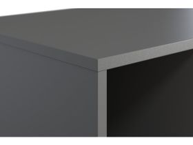Стеллаж Изи 90x152 Графитовый/Оранжевый