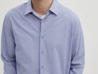Рубашка из хлопка прямого кроя
