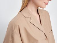 Укороченная рубашка с v-образным вырезом