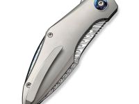 Складной нож WE Knife Krait, сталь Damasteel, рукоять титан