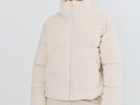 Утеплённая куртка из вельвета, Бежевый