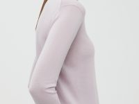 Джемпер с воротником-стойкой