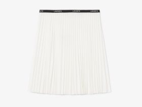 Короткая плиссированная юбка Lacoste