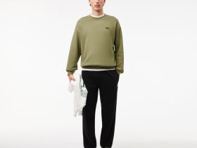 Флисовый свитшот Lacoste унисекс