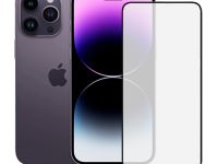 Защитное стекло Remax Tempered Glass 3D 9H для Apple iPhone 14 Pro цветное (черный)