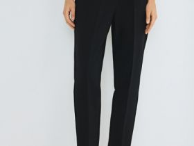 Зауженные книзу брюки, Черный