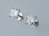 Пусеты из белого золота э4712пс11231162_white