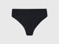 Бесшовные трусы со средней посадкой, Черный