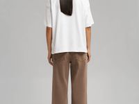 Свободная футболка из хлопкового джерси